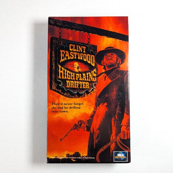 3/$15 HIGH PLAINS DRIFTER with Clint Eastwood VHS tape Classic Western movie - Picture 1 of 3